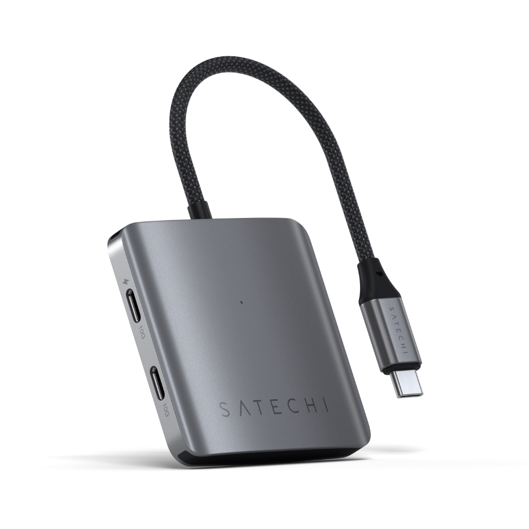 Satechi 4-Port USB-C Hub Kablolu Uzay Grisi ST-H4CPDM - Görsel 6