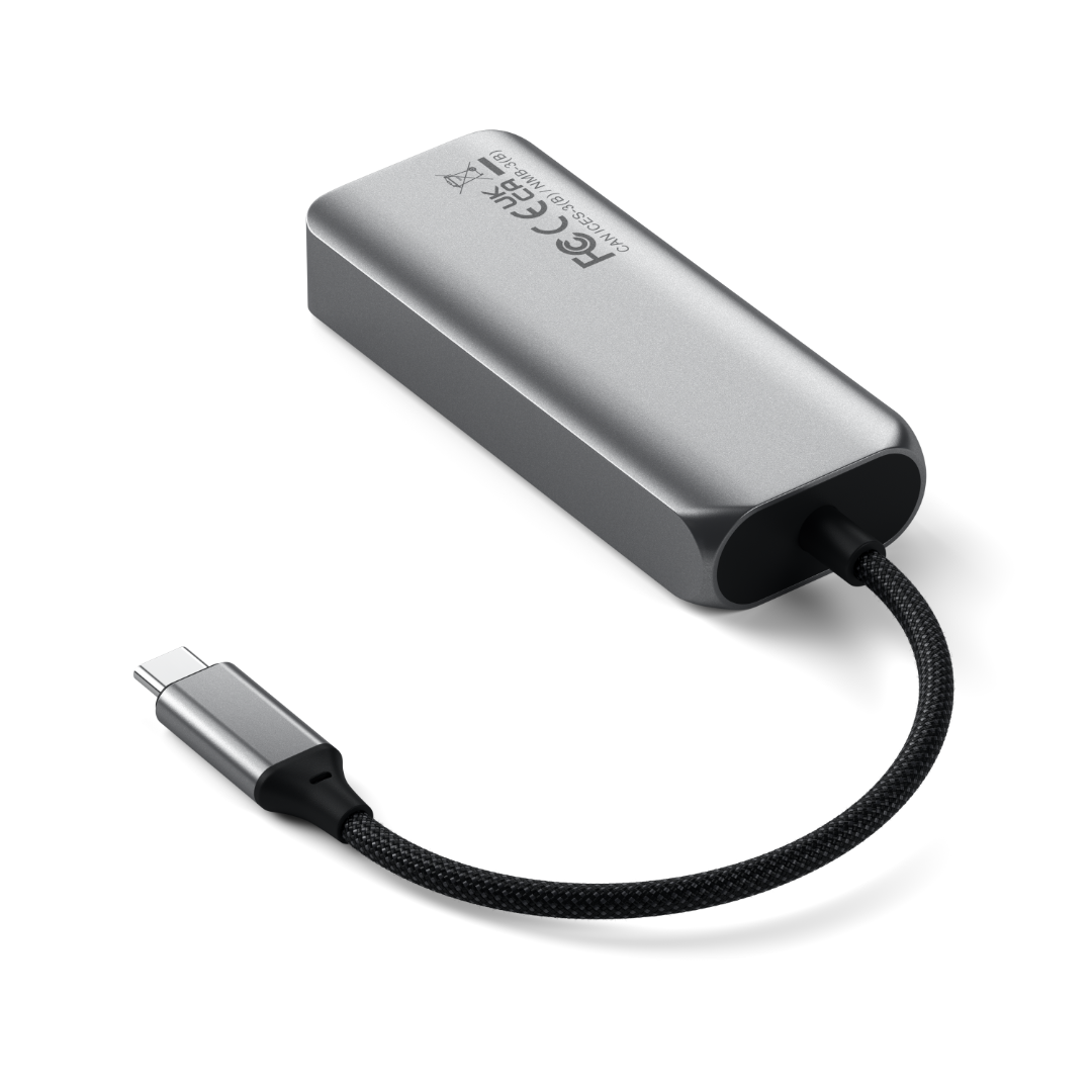 Satechi 4 in 1 USB-C Hub 2.5Gbit Ethernet Uzay Grisi ST-H3C25EM - Görsel 3