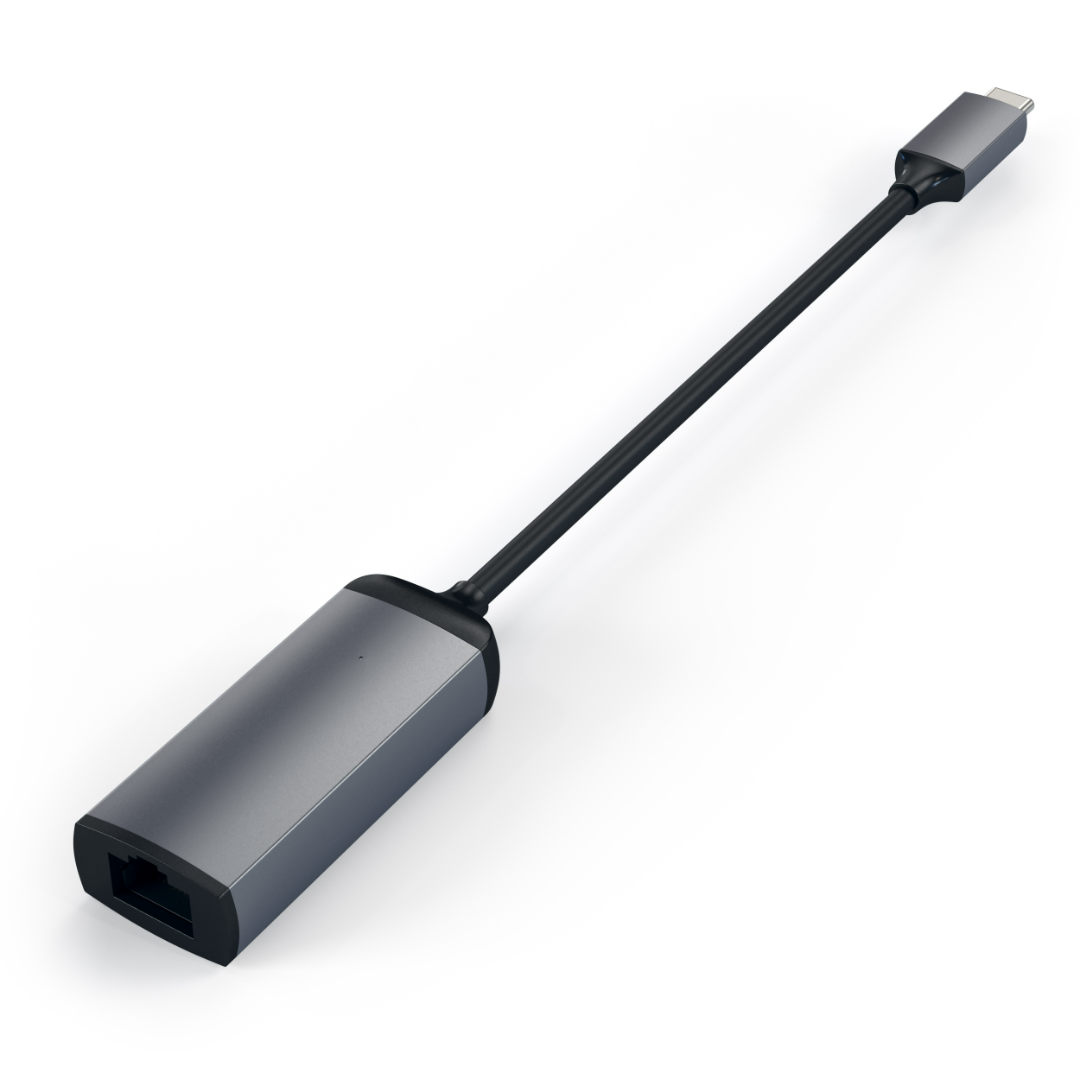 Satechi Type-C to Gigabit Ethernet Adaptör Uzay Grisi ST-TCENM - Görsel 2