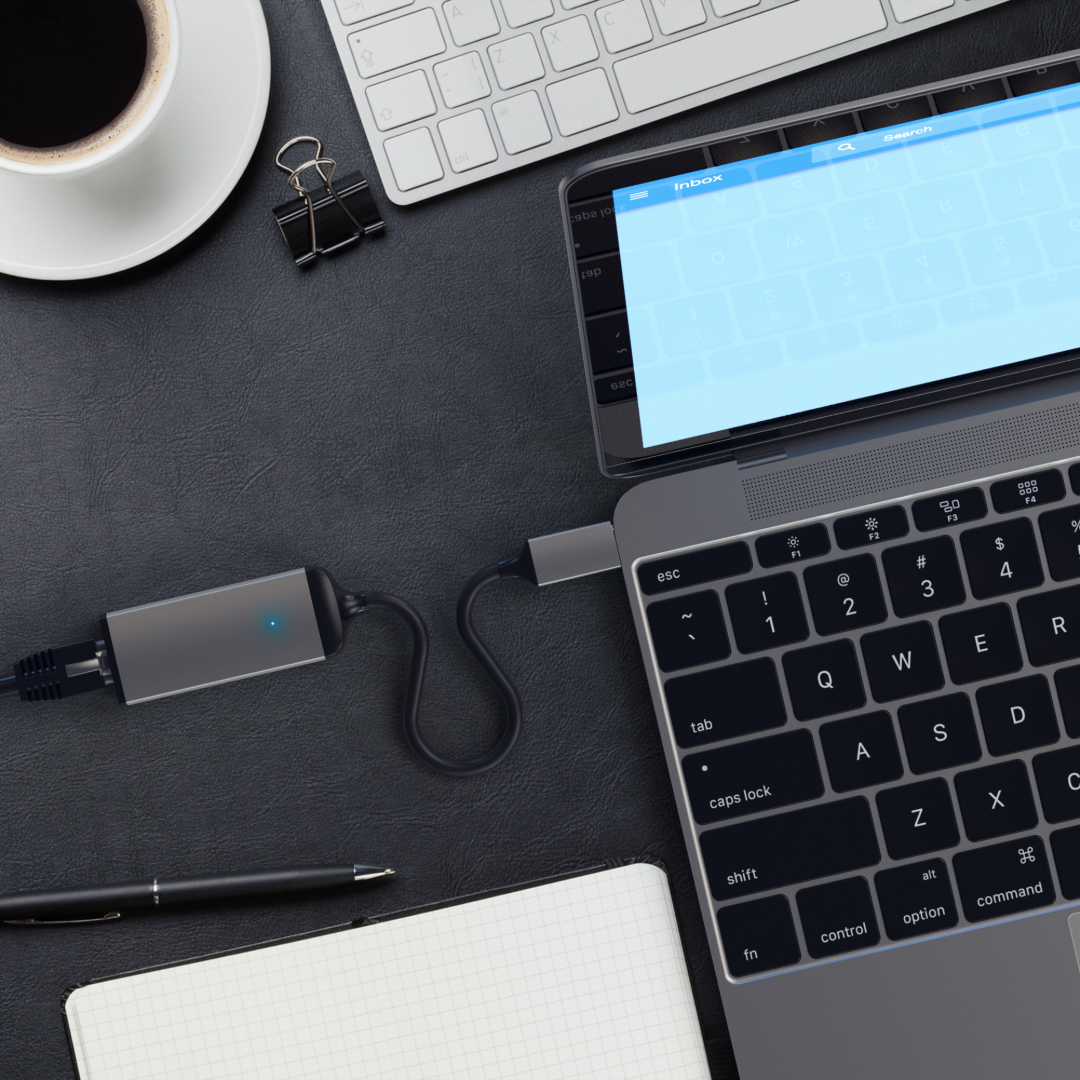 Satechi Type-C to Gigabit Ethernet Adaptör Uzay Grisi ST-TCENM - Görsel 5