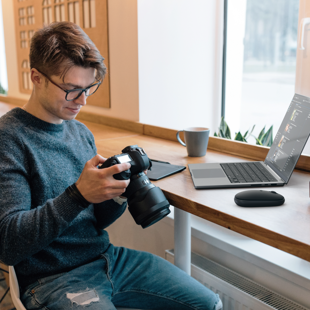 Satechi OntheGo BlueTooth Mouse Siyah ST-MOTGK - Görsel 13