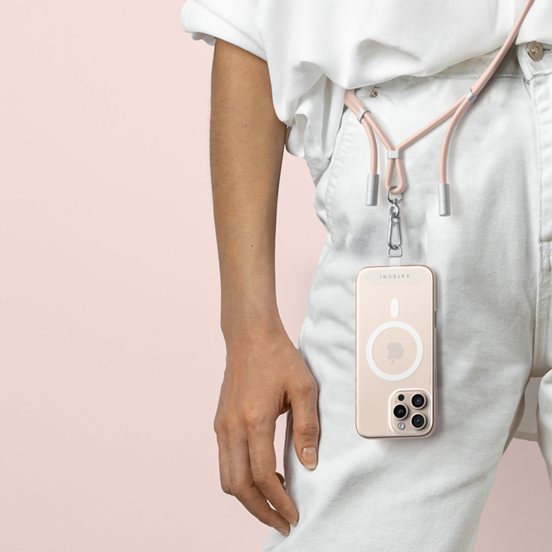 Satechi OntheGo Crossbody Lanyard Kablo Rose ST-LOTGLR - Görsel 13
