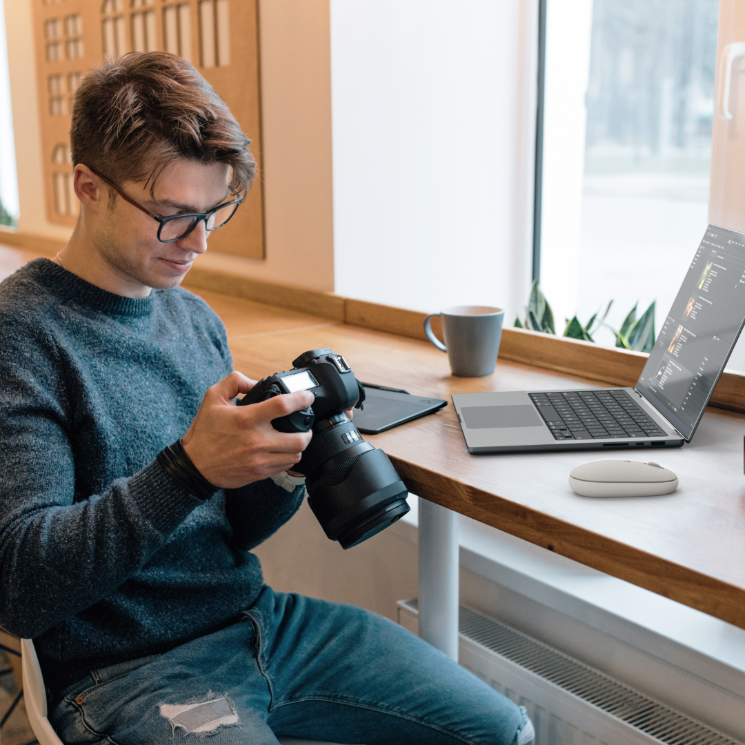 Satechi OntheGo Mouse Kum Rengi ST-MOTGW - Görsel 12