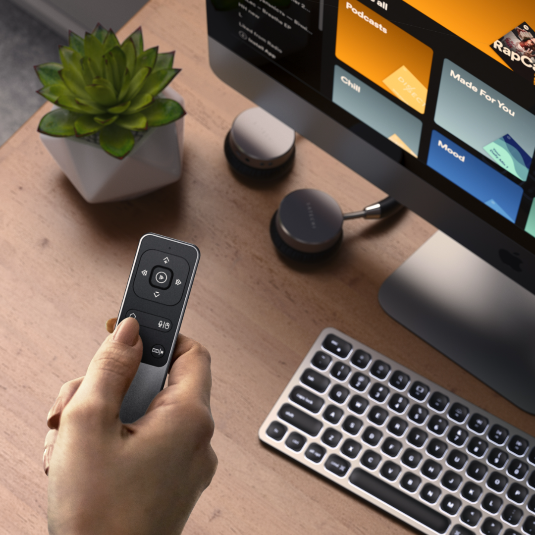 Satechi R2 Bluetooth Multimedia Sunum Kumanda Uzay Grisi ST-BTMR2M - Görsel 5