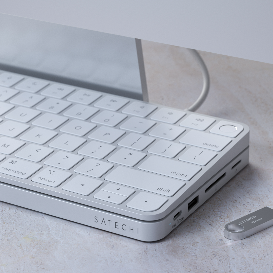 Satechi Slim Dock iMac Gümüş ST-UCISDS - Görsel 8