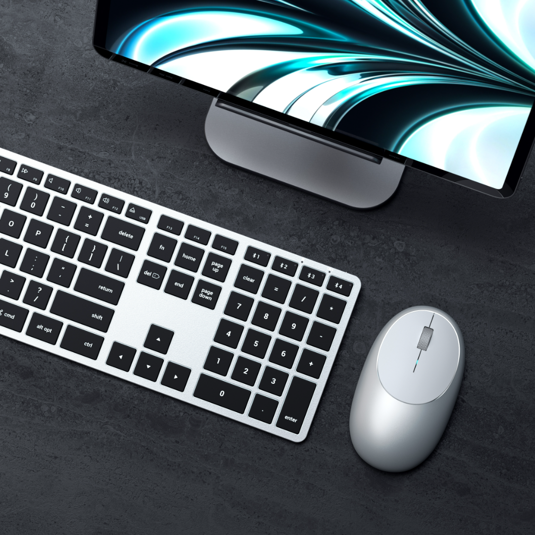 Satechi Slim X1 Bluetooth Klavye EN Gümüş ST-BTSX1S - Görsel 7