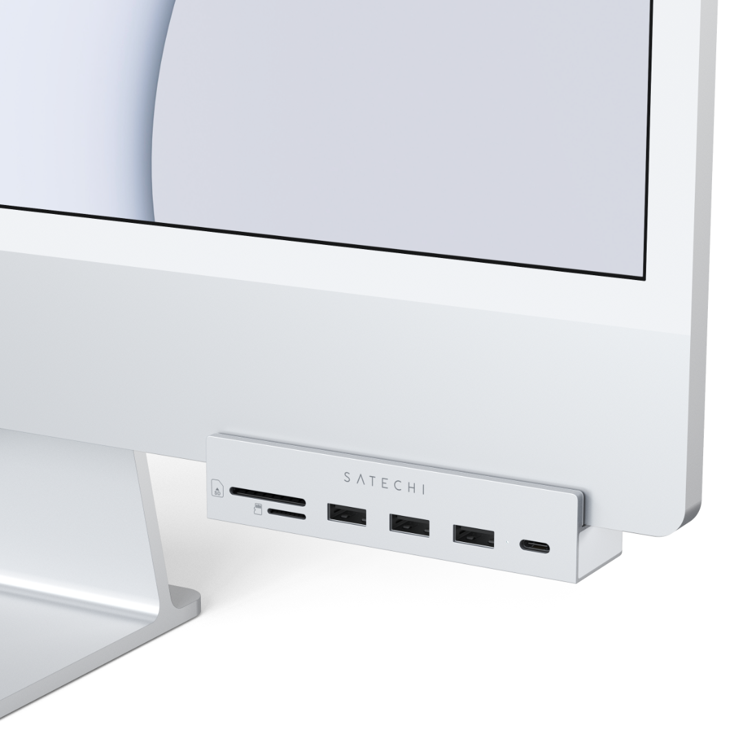 Satechi USB-C Clamp Hub for 24 inc iMac Gümüş ST-UCICHS - Görsel 5