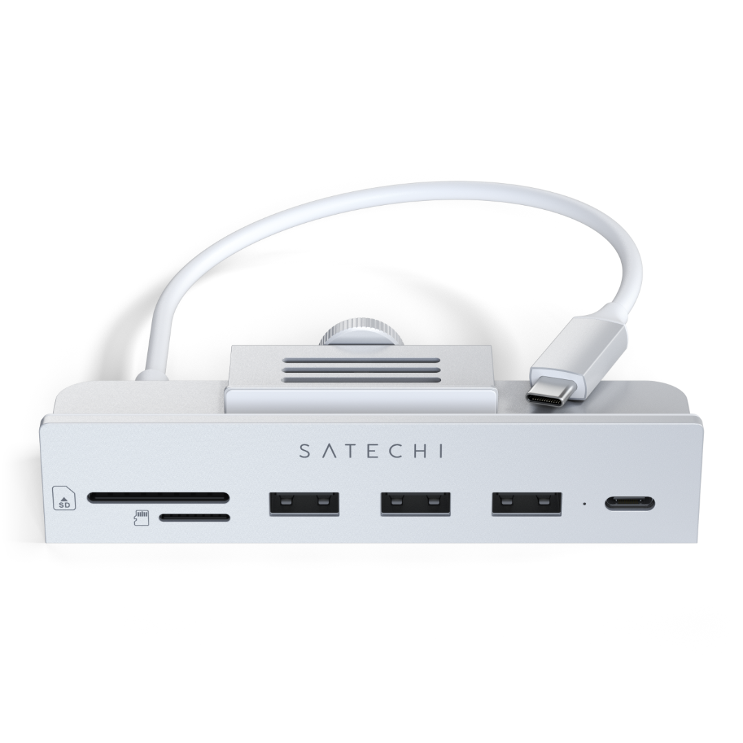 Satechi USB-C Clamp Hub for 24 inc iMac Gümüş ST-UCICHS - Görsel 2