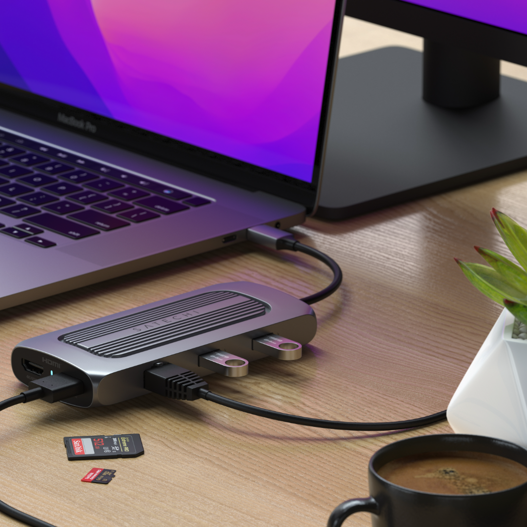 Satechi USB-C Multiport MX Uzay Grisi ST-UCMXAM - Görsel 6