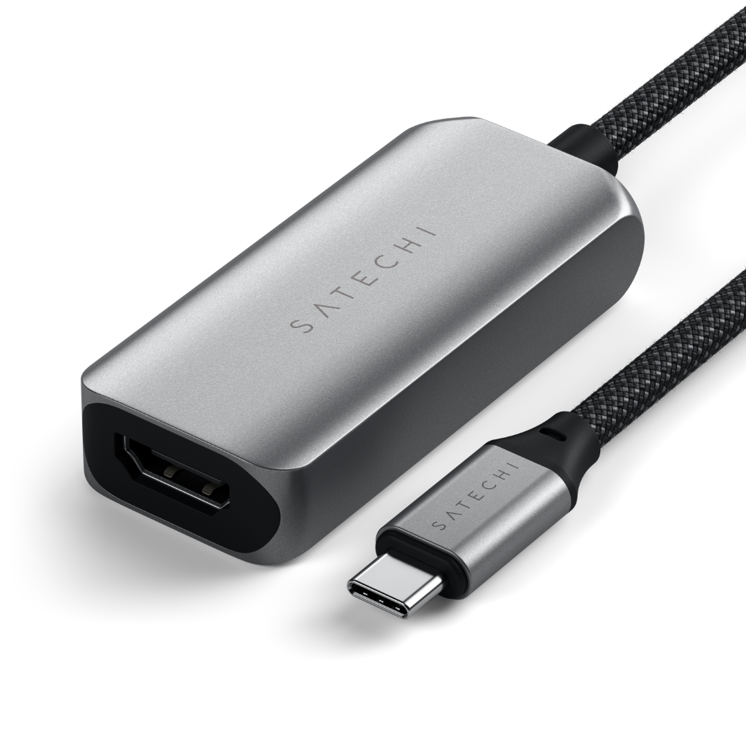 Satechi USB-C to HDMI 2.1 8K Adaptör Uzay Grisi ST-AC8KHM - Görsel 3