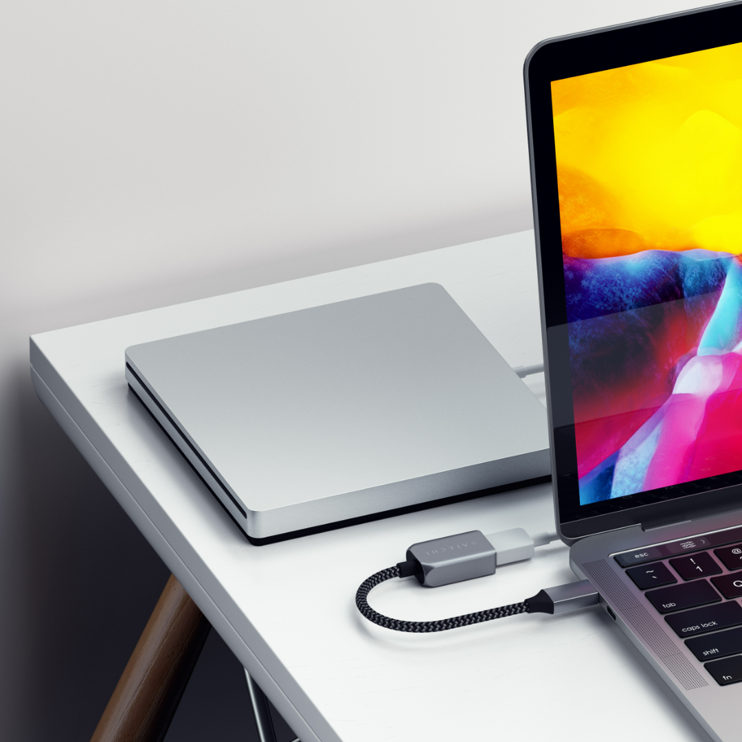 Satechi USB-C to USB 3.0 Adaptör Kablo Uzay Grisi ST-UCATCM - Görsel 6