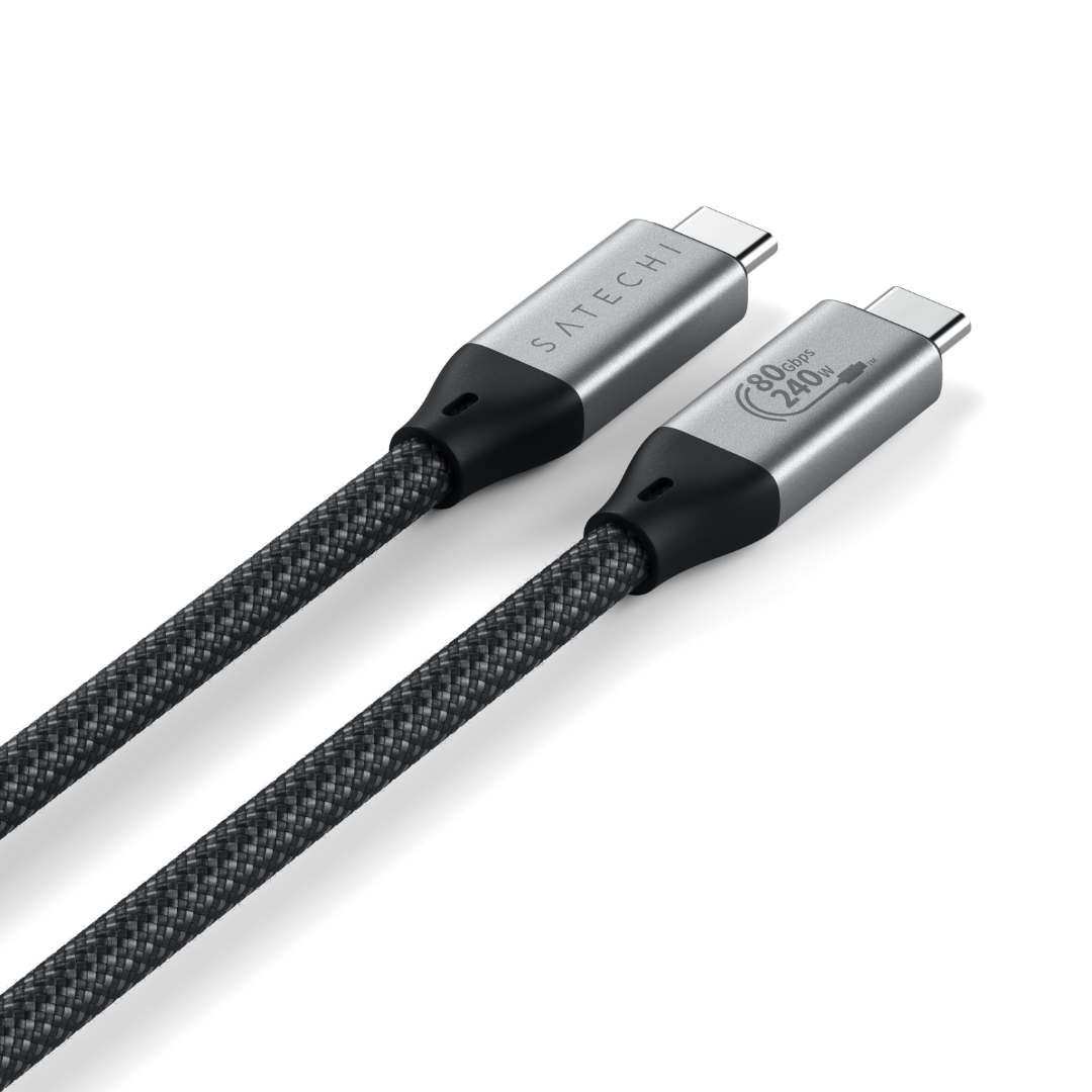 Satechi USB4 Pro Kablo 1.2 m Uzay Grisi ST-YU4120K - Görsel 4