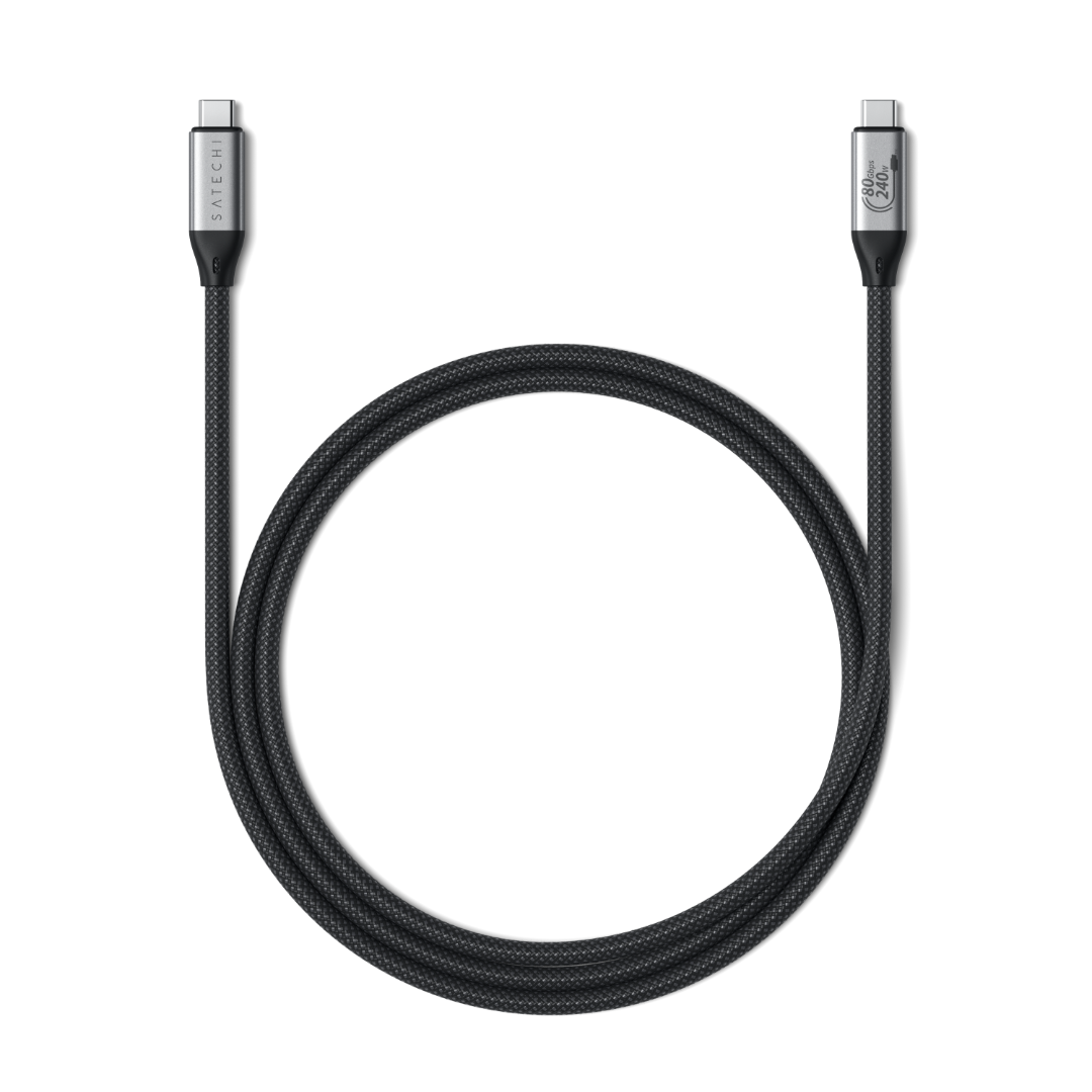 Satechi USB4 Pro Kablo 1.2 m Uzay Grisi ST-YU4120K - Görsel 5