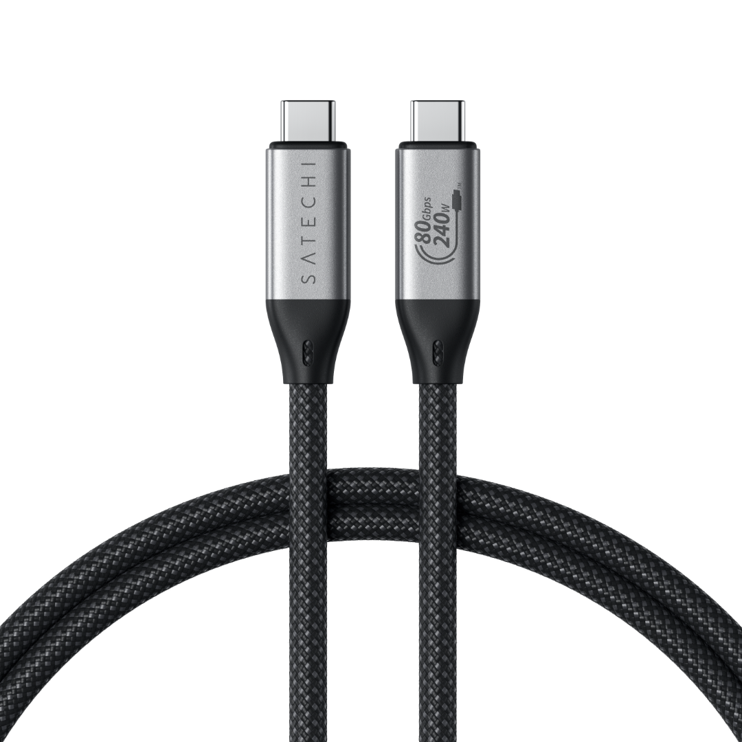 Satechi USB4 Pro Kablo 1.2 m Uzay Grisi ST-YU4120K - Görsel 2
