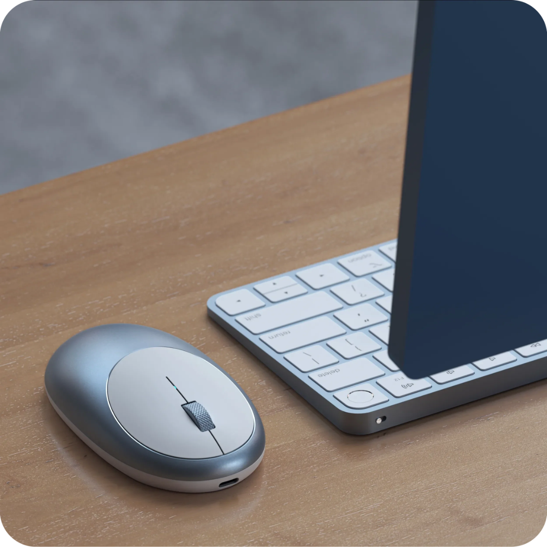 Satechi M1 Bluetooth Kablosuz Mouse Mavi ST-ABTCMB - Görsel 4