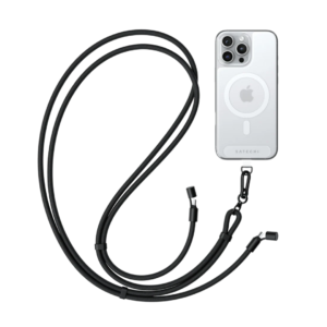 Satechi OntheGo Crossbody Lanyard Kablo Siyah ST-LOTGLK