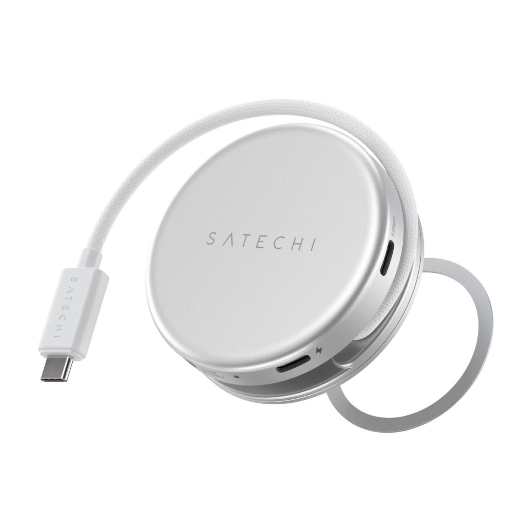 Satechi OntheGo 5 in 1 Multiport Adaptör Gümüş ST-POTG5S