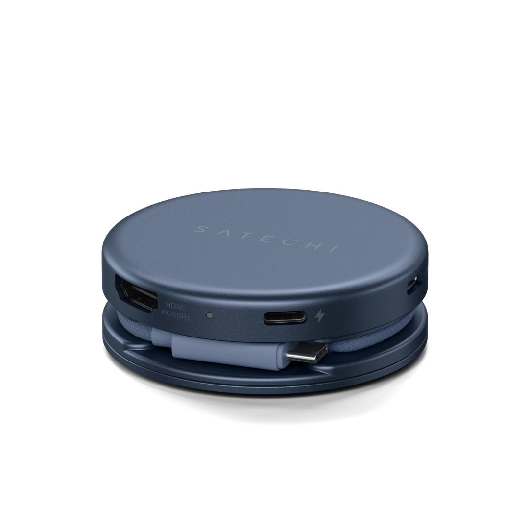 Satechi OntheGo 5 in 1 Multiport Adaptör Indigo ST-POTG5B USB-C