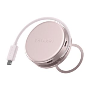 Satechi OntheGo 5 in 1 Multiport Adaptör Pastel Pembe ST-POTG5P