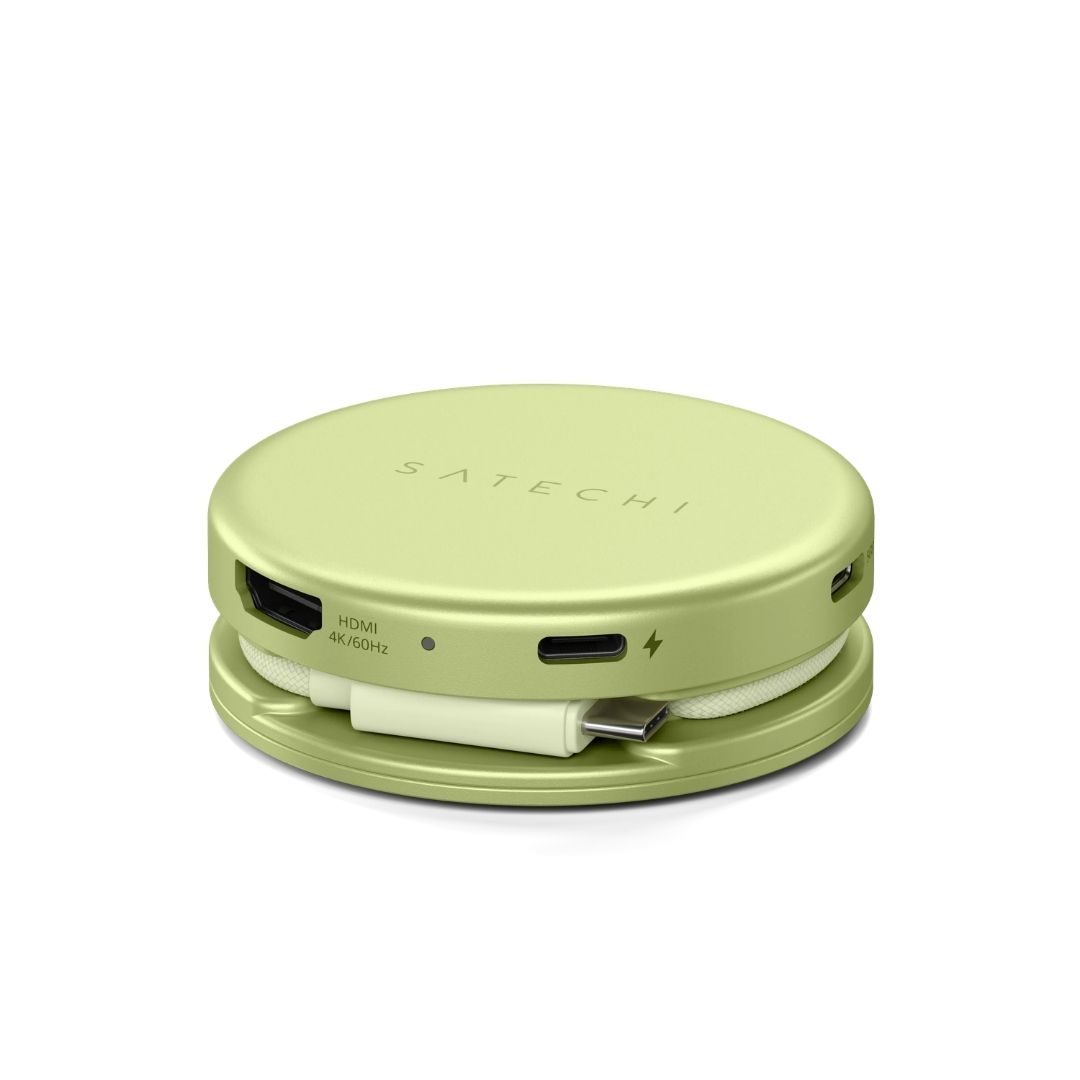 Satechi OntheGo 5 in 1 Multiport Adaptör Puslu Sarı ST-POTG5Y USB-C Bağlantı
