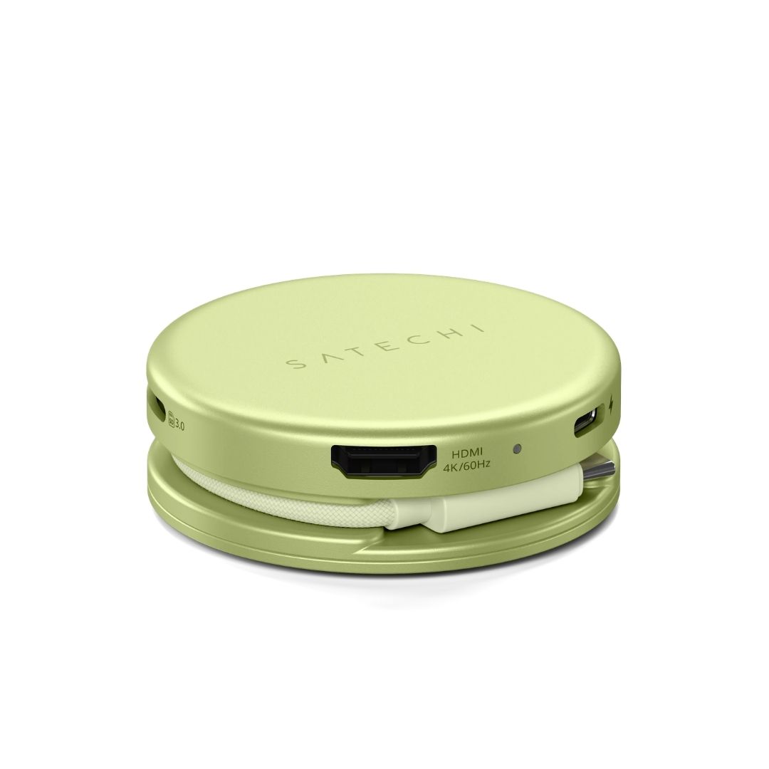Satechi OntheGo 5 in 1 Multiport Adaptör Puslu Sarı ST-POTG5Y HDMI Bağlantı