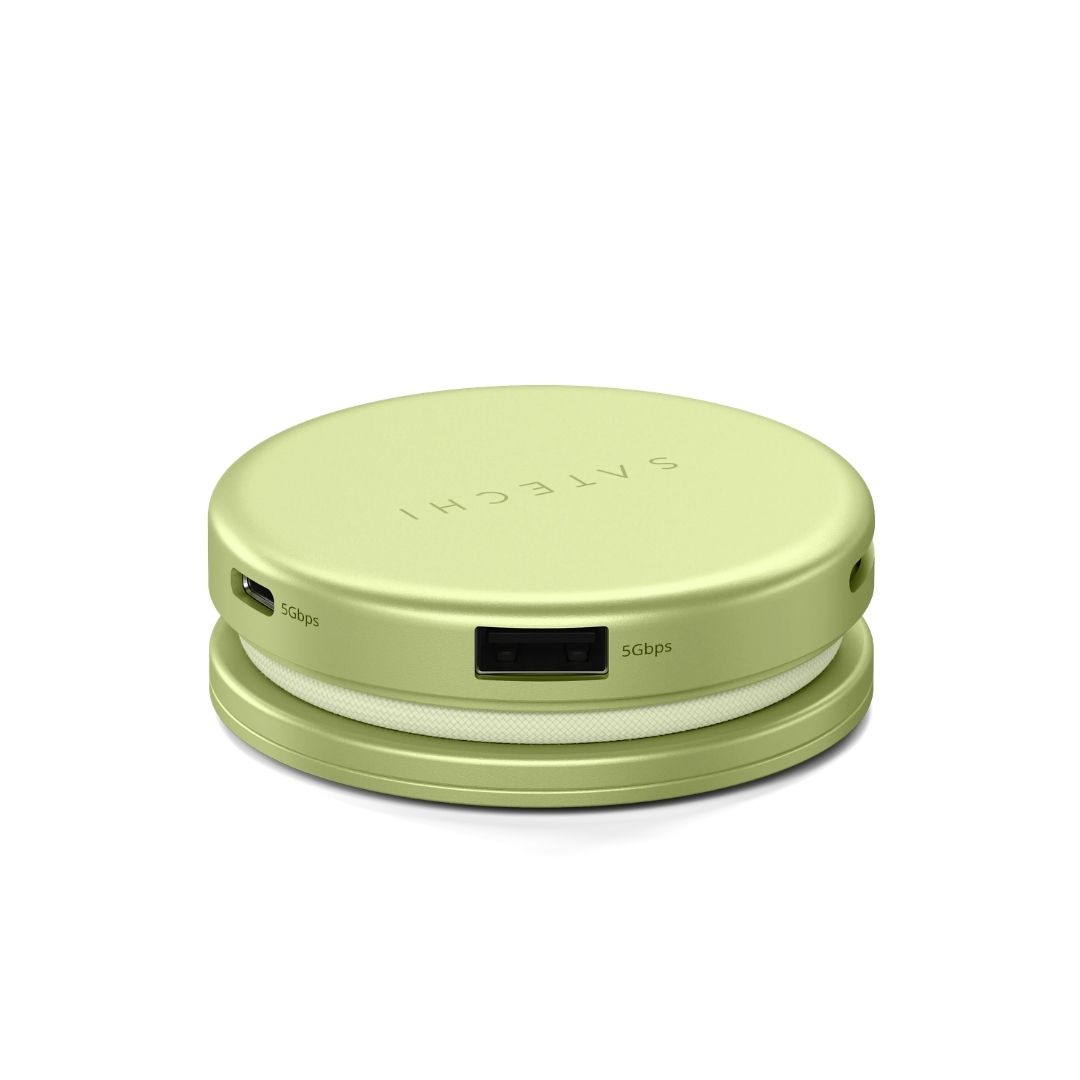 Satechi OntheGo 5 in 1 Multiport Adaptör Puslu Sarı ST-POTG5Y USB-A Bağlantı