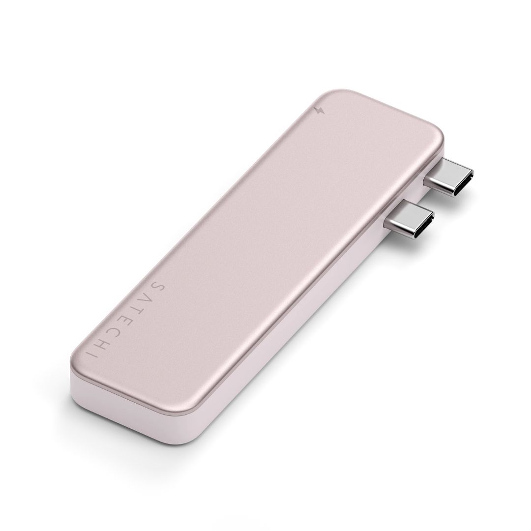 Satechi USB-C Snap Hub Pastel Pembe ST-HUSNP Uçlar